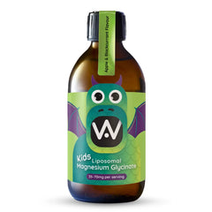 Well.Actually. Liposomal Magnesium Glycinate for Kids - Apple & Blackcurrent