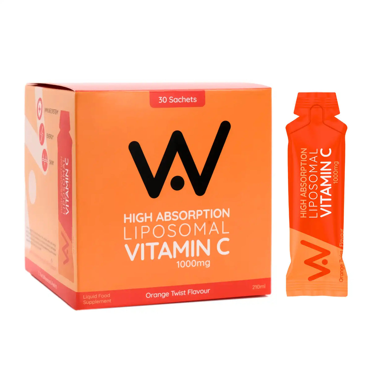 Well.Actually. Liposomal Vitamin C 1000mg - 7ml Sachet - 30 Pack