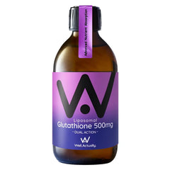 Well.Actually. Liposomal Glutathione Dual Action - 500mg - Blueberry (250ml)