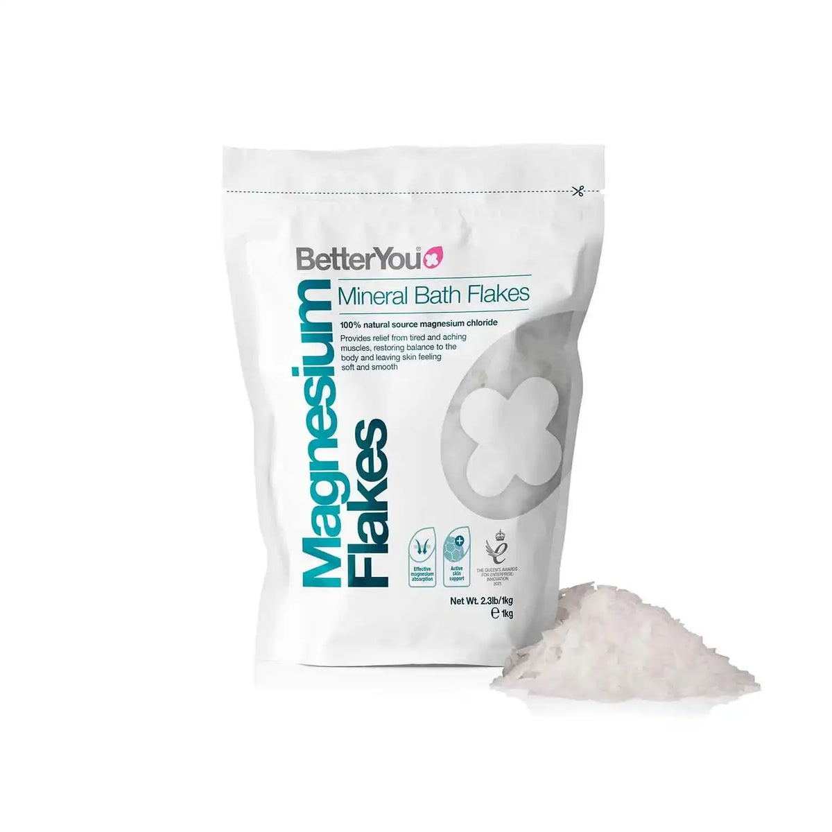 BetterYou Magnesium Bath Flakes 1kg