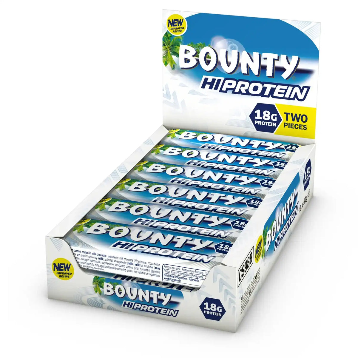 BOUNTY® HiProtein Bar | 12 x 52g