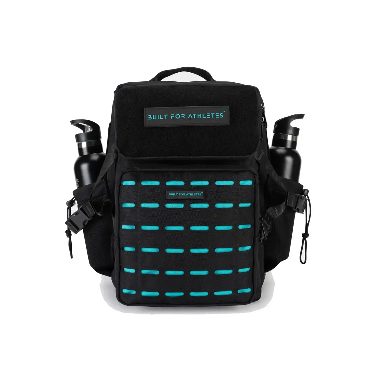 Built For Athletes Medium 25L Gym Backpack - Black & Aqua