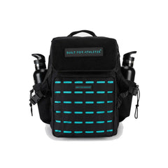 Built For Athletes Medium 25L Gym Backpack - Black & Aqua