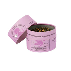 Cosmic Dealer Genmaicha Green Tea and Tulsi - loose herbal tea