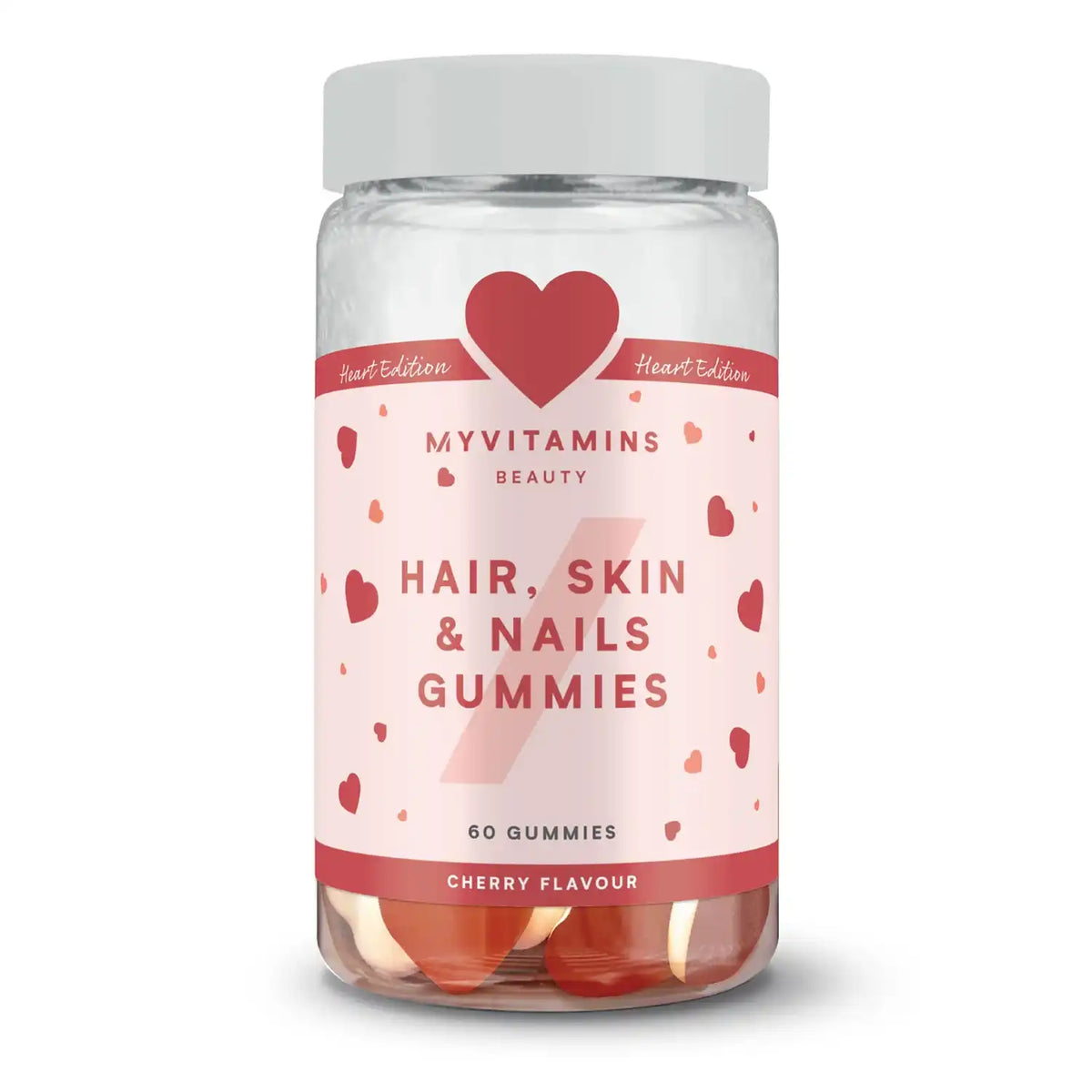 Hair, Skin &amp; Nails Gummies - Double-Layered Heart Edition
