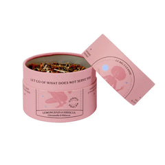Cosmic Dealer Lemongrass, Raspberry and Hibiscus Infusion - loose herbal tea