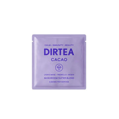 DIRTEA Mushroom Cacao. 1 single sachet serving.