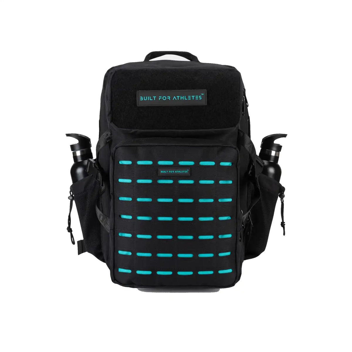 Built For Athletes Large 45L Gym Backpack - Black & Aqua