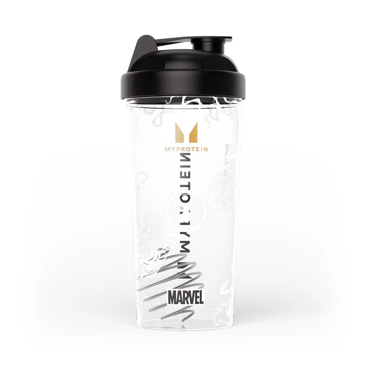 MARVEL Venom Plastic Shaker - Clear/Black